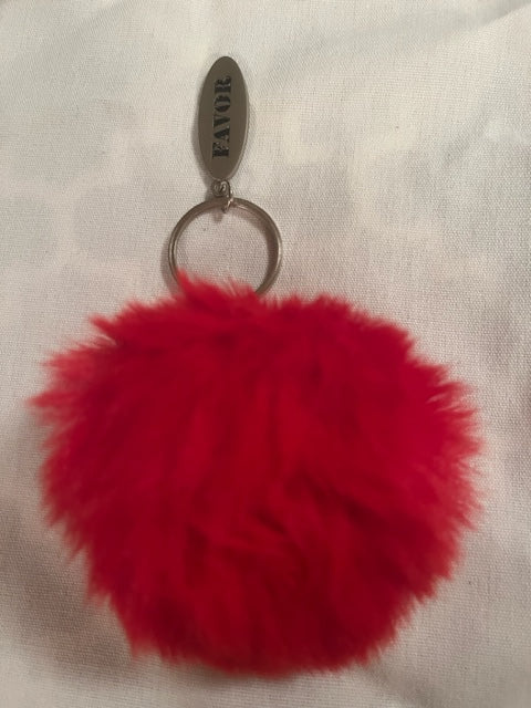 Pom-pom key chain