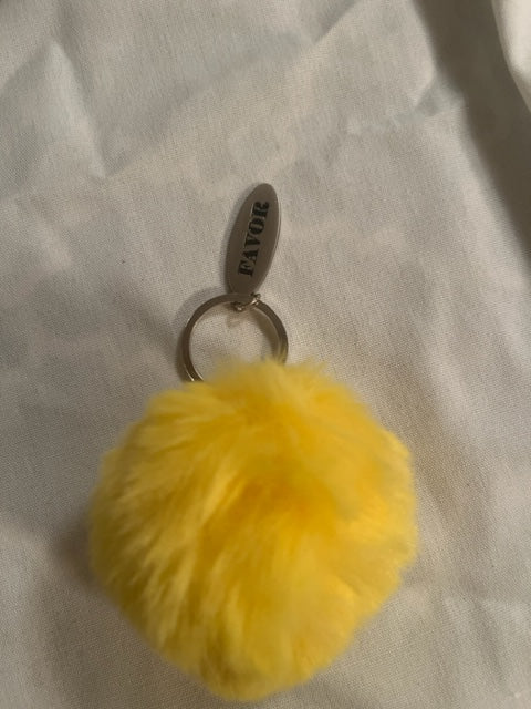 Pom-pom key chain